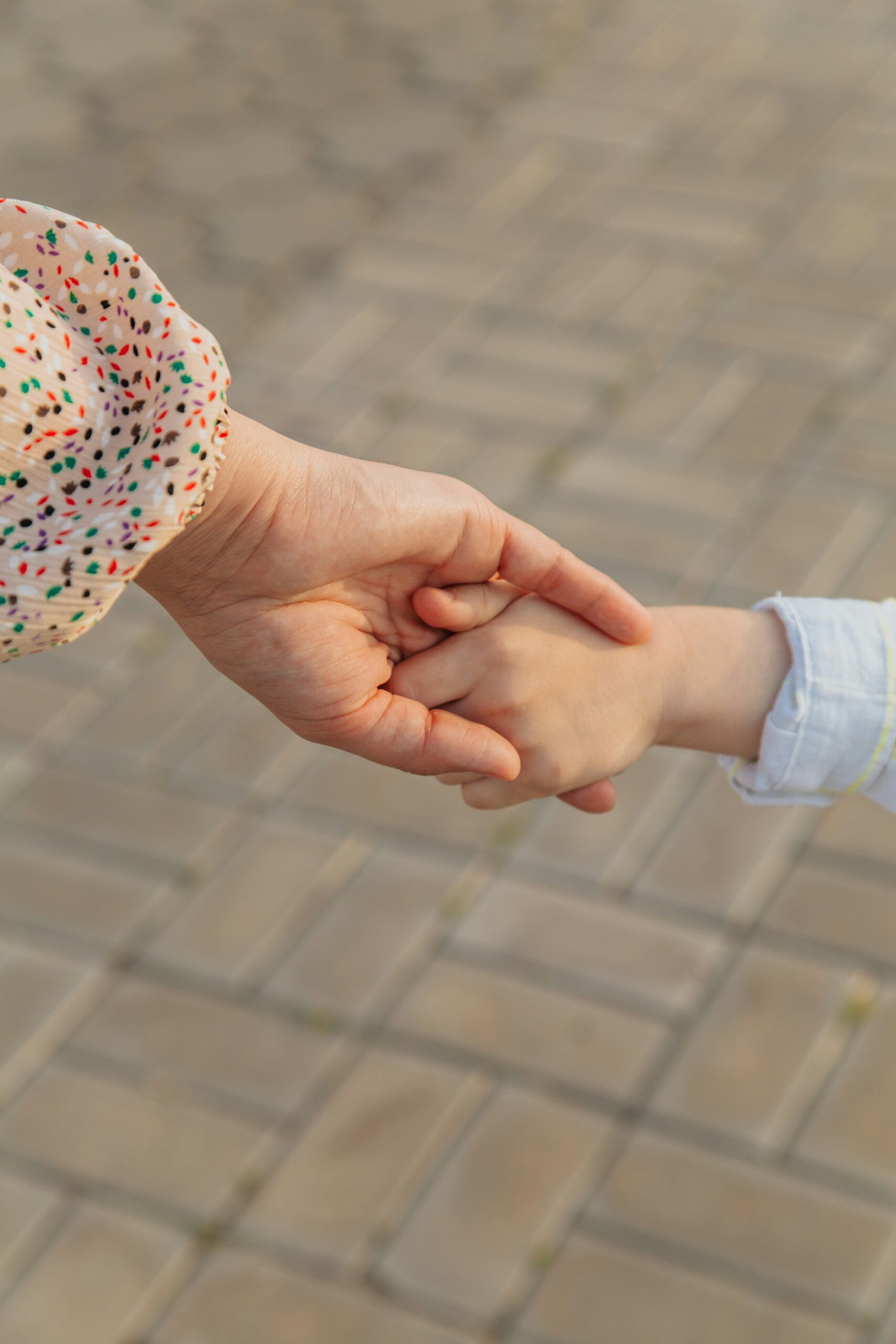 Holding hands